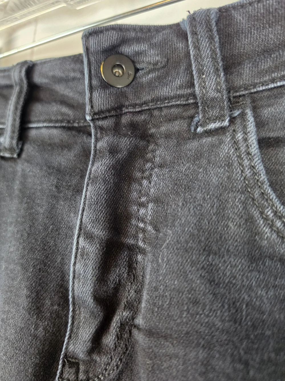 Pilcro By Anthropologie Dark Wash Black High Rise Skinny Jeans Sz 29